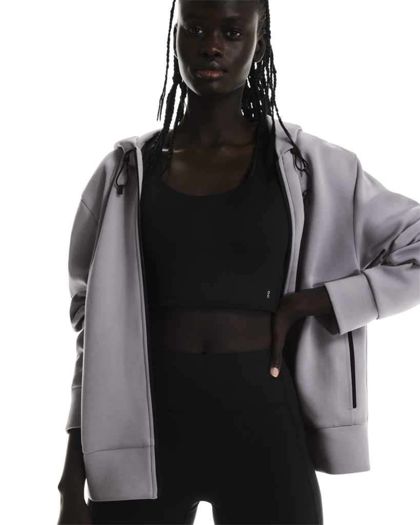 Focus Tech Zip Hoodie Femme